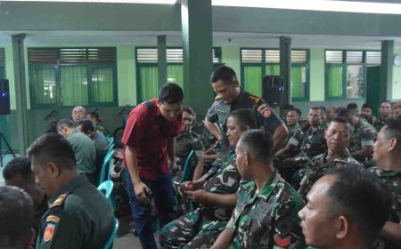 Dandim Banjarnegara Gelar Jam Komandan, Ajak Prajurit Jauhi Judi Online