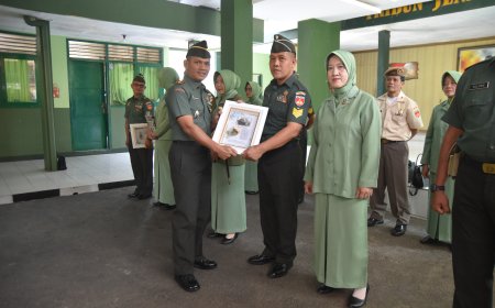 Dandim 0704 Banjarnegara Pimpin Pergantian Danramil dan Purna Tugas