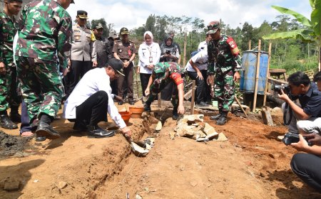 Dandim Banjarnegara Terima Naskah TMMD Sengkuyung Tahap III