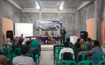 Danramil 04 Karangkobar Hadiri Sosialisasi Bahaya Narkoba untuk Generasi Muda