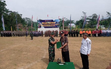 Dandim 0704/Banjarnegara Menutup Kegiatan TMMD Sengkuyung Tahap III Tahun 2024