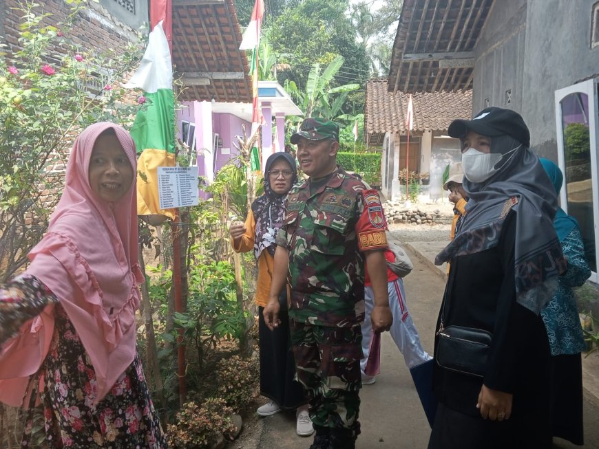 Babinsa Menjadi Juri Lomba PKK,K3 ,dan Kamtibmas Di wilayah Binaan Dalam Menyambut HUT RI Ke 79.