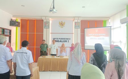 Hadiri Rembuk Stunting, Danramil 12/ Sigaluh Menegaskan pentingnya kolaborasi dan sinergi seluruh pihak untuk menangani serta mencegah kasus baru stunting di wilayah kecamatan Sigaluh