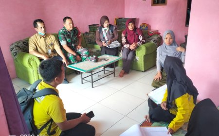 Babinsa Dampingi Verifikasi Dan Monitoring STBM