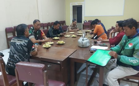 Babinsa Koramil 01/Banjarnegara Hadiri Rapat Jelang Open Turnamen Champions Cup U 40 Plus