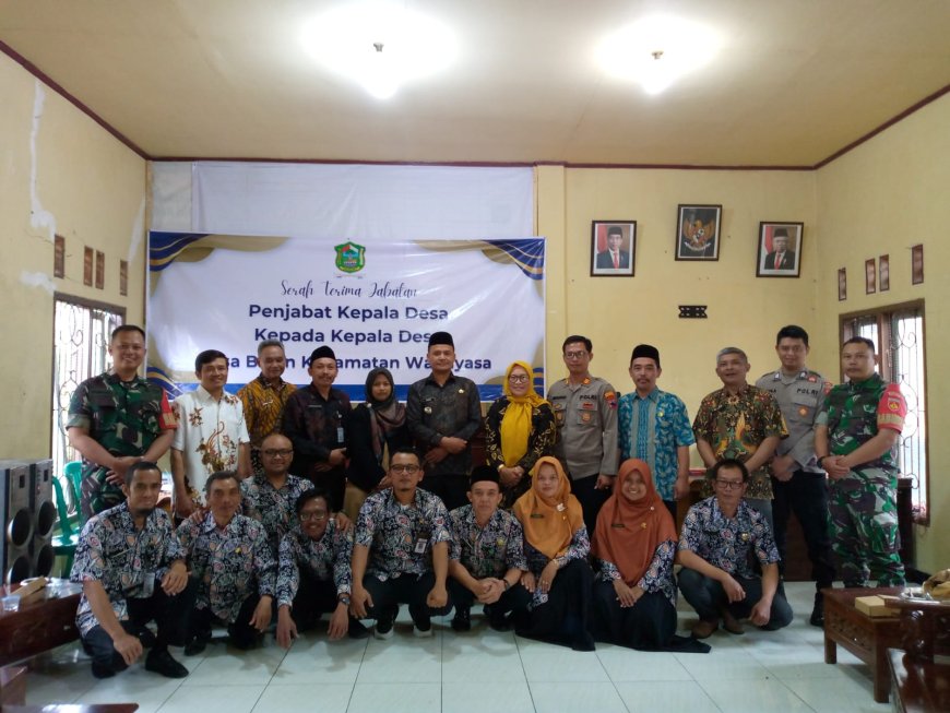 Babinsa Hadiri Serah Terima Jabatan Kepala Desa Balun