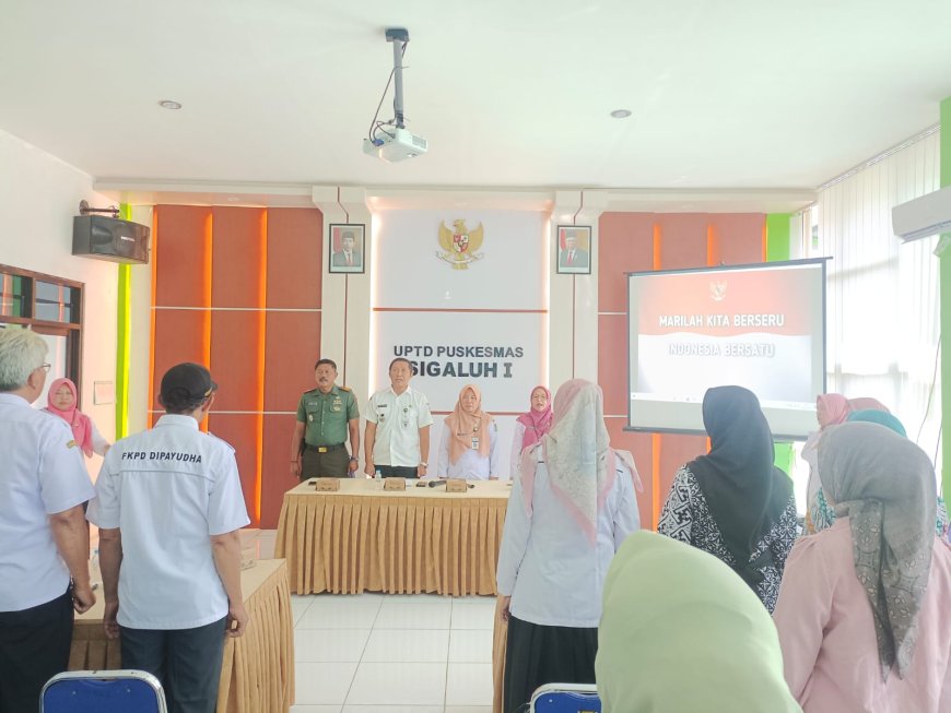 Hadiri Rembuk Stunting, Danramil 12/ Sigaluh Menegaskan pentingnya kolaborasi dan sinergi seluruh pihak untuk menangani serta mencegah kasus baru stunting di wilayah kecamatan Sigaluh