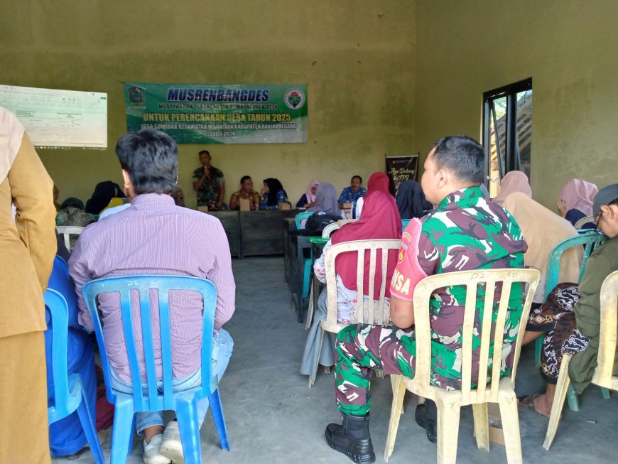 Danramil 17/Wanayasa Hadiri Undangan Musrenbangdes