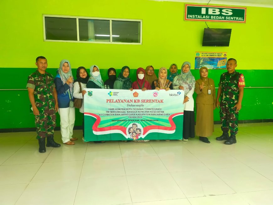 BABINSA LAKSANAKAN PENDAMPINGAN PELAYANAN KB SERENTAK