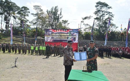 Pembukaan TMMD Sengkuyung Tahap IV Tahun 2024 di Banjarnegara