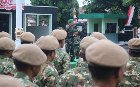 Apel Gelar Pasukan Kodim 0704 Banjarnegara Antisipasi Potensi Unjuk Rasa