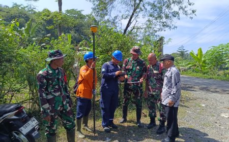 Kodim 0704 Banjarnegara Laksanakan Survei Lokasi Pembangunan Batalyon Teritorial