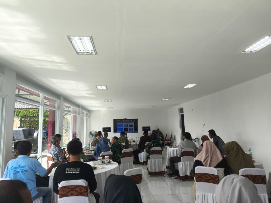 Danrem 071 Wijayakusuma Ikuti Vicon Evaluasi Percepatan Pembangunan KDKMP