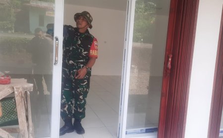 Finishing KDKMP Desa Bojanegara Capai Tahap Pembersihan Partisi Kaca dan Gudang