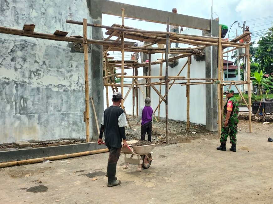 Sentuhan Detail di Setiap Sudut Babinsa Dampingi Finishing KDKMP Parakancanggah